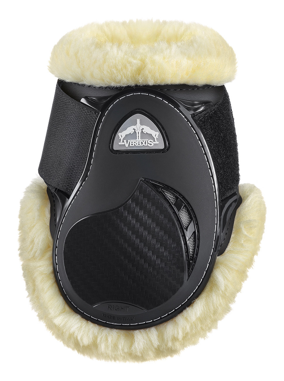 Protetor de boleto em lã Veredus Jovens Cavalos Vento Preto