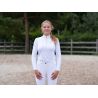 Polo de mangas compridas Le Sabotier Ysance feminino - Branco