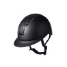 Capacete HKM Lady Shield Elegant - Preto / prateado
