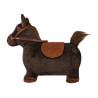 Cavalo saltador HKM infantil - Castanho escuro