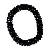 Elástico para cabelo HKM Crystal - Preto