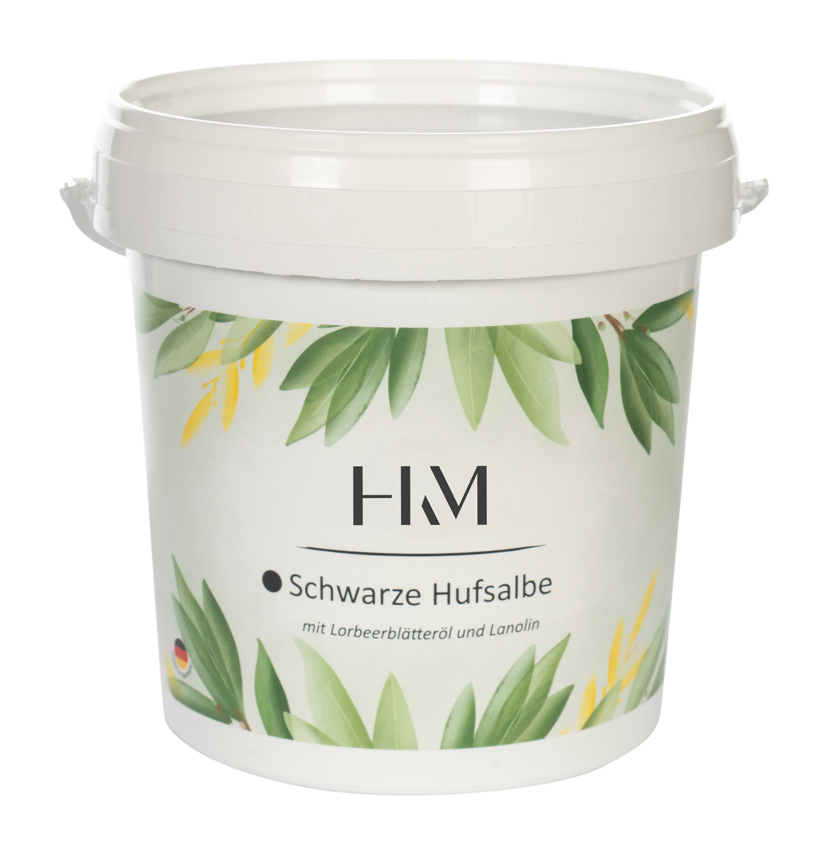 Pomada para cascos HKM Preta Preto