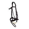 Bridão Signature by Antares dressage noseband combinado - Preto