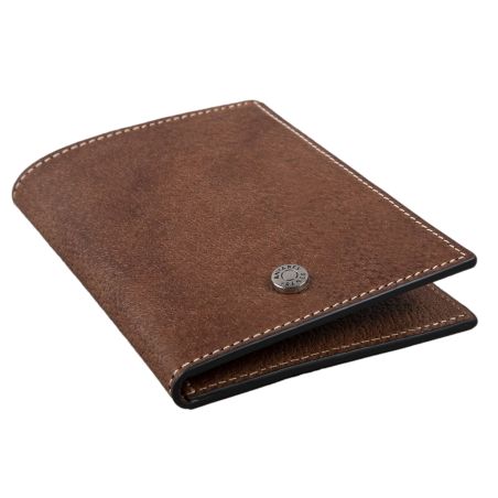 Porta-passaporte Antares em couro maltado