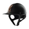 Capacete Antares Precision Galaxy viseira Eclipse cromado - Preto / cobre / cobre / preto
