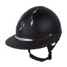 Capacete Antares Origin Referência viseira Eclipse Swarovski - Preto / couro marrom