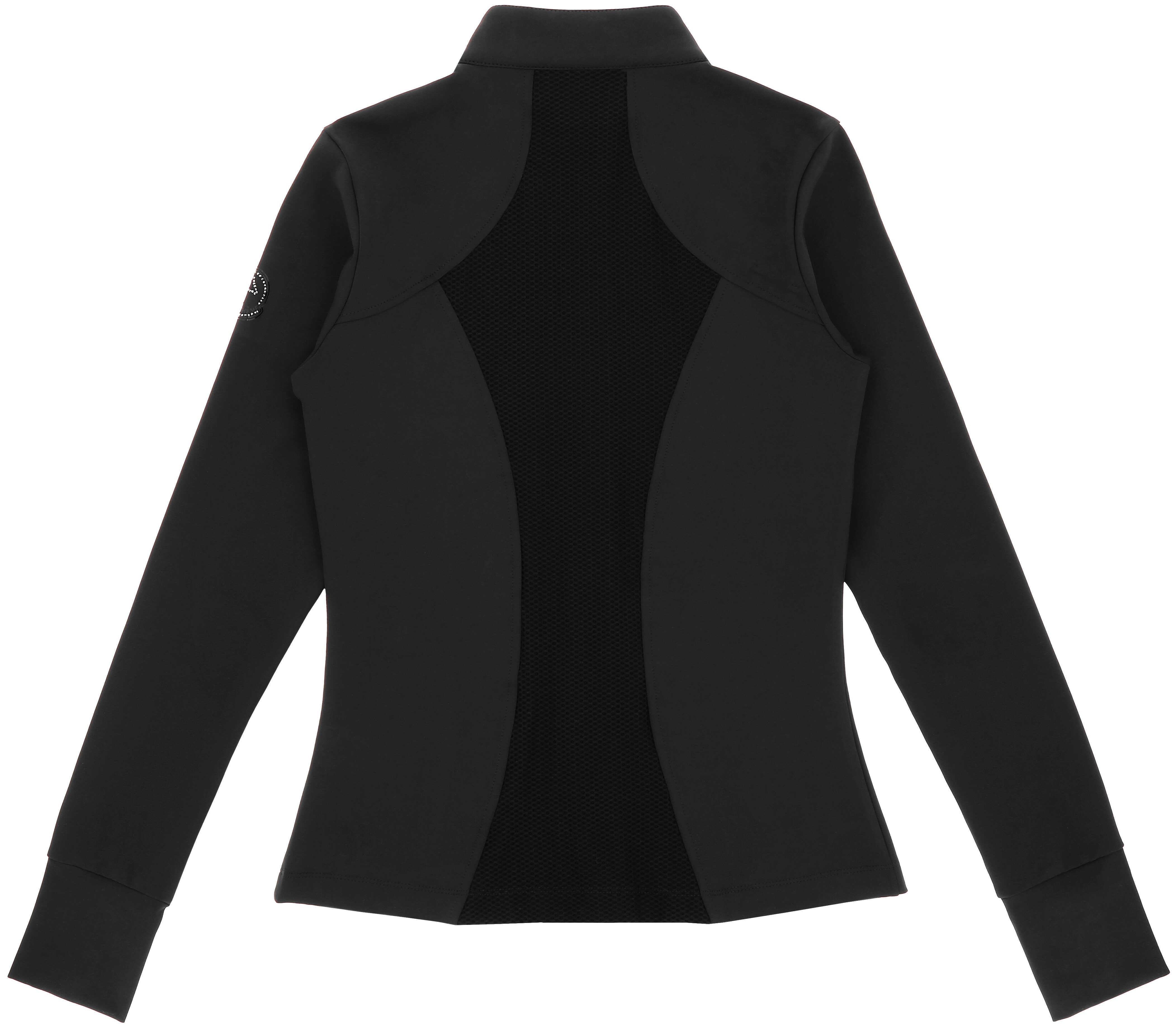 Colete Je t'aime Equithème Ilona mulher Preto