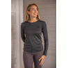 Polo Techty Honey mangas compridas Pénélope - Antracite