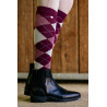 Meias Equithème Argyle feminina - Ameixa / lilás