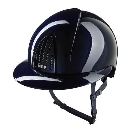 Capacete Kep Smart Nova metal polish azul viseira polo