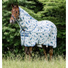 Camisa anti-moscas Horseware Amigo Bug Rug Plus - Padrão libélula / prata / azul / sálvia