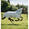 Camisa anti-moscas Horseware Amigo Bug Rug XL Plus - Padrão libélula / prata / azul / sálvia