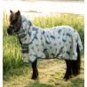 Capa anti-moscas Horseware Amigo Bug Rug Petite 0g - Padrão libélula / prata / azul / sálvia