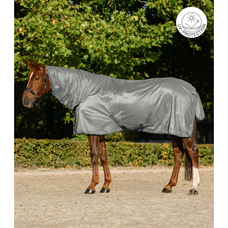 Capa anti-moscas Waldhausen FlyControl com cobertura de pescoço