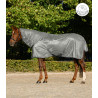 Capa anti-moscas Waldhausen FlyControl com cobertura de pescoço - Cinza prateado