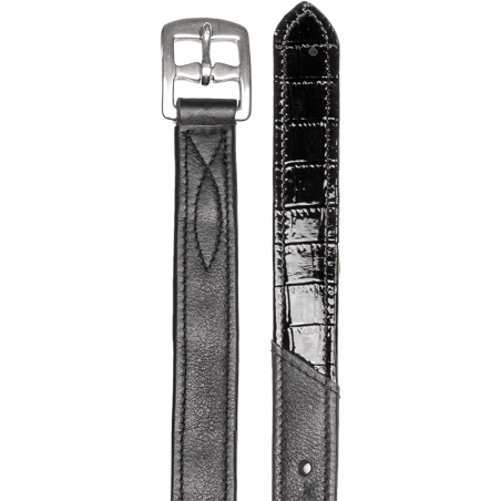 Estribos de couro com padrão crocodilo Waldhausen X-Line