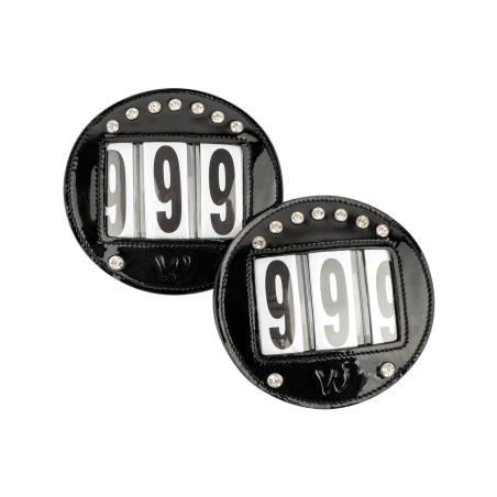 Frontais Waldhausen em couro envernizado