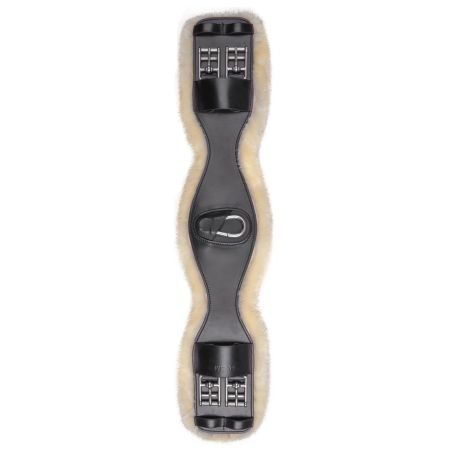 Cilha curta em couro Waldhausen com ECO Wool