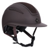 Capacete Imperial Riding Olania Deluxe viseira grande - Castanho escuro