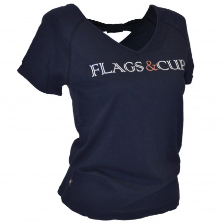 Camiseta feminina Amaluza Flags & Cup