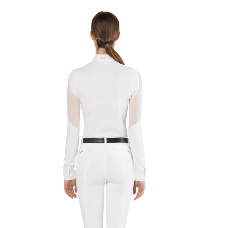 Polo de concurso Teresa Ego7 de manga comprida para mulher Branco Polo de concurso Teresa Ego7 de manga comprida para mulher Branco