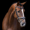 Brideira Imperial Riding com muserola inglesa curva - Castanho