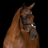 Bridão com muserola mexicana Imperial Riding - Preto