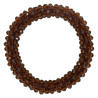 Elástico de cabelo com strass Imperial Riding - Castanho escuro