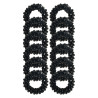 Elásticos para pinos de crina Imperial Riding, conjunto com 12 - Preto