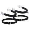 Esporas infantis Imperial Riding Basic 15 mm com revestimento de silicone - Prata