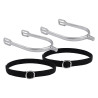 Esporas masculinas Imperial Riding Basic 15 mm ponta quadrada - Prata