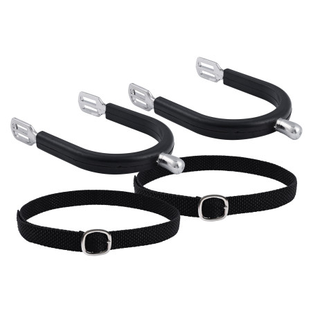 Esporas masculinas Imperial Riding Basic 20 mm com revestimento de silicone