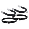 Esporas masculinas Imperial Riding Basic 20 mm com revestimento de silicone - Prata