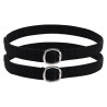 Tiras de esporas Imperial Riding Basic em náilon trançado - Preto