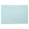 Placa de box English HV Polo - Azul-pó