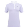 Polo de competição de mangas curtas Imperial Riding Basic feminino - Glicina