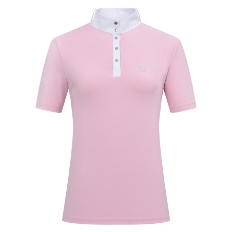 Polo de concurso de mangas curtas Imperial Riding Basic glam feminino