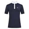 Polo de concurso de mangas curtas Imperial Riding Basic glam feminino - Marinho