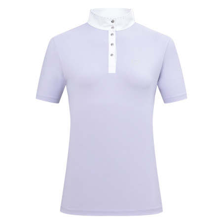 Polo de concurso de mangas curtas Imperial Riding Basic glam feminino