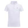 Polo de concurso de mangas curtas Imperial Riding Basic Kids - Branco