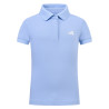 Polo de manga curta Euro-Star Mara Kids - Azul claro
