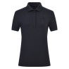 Polo de manga curta Euro-Star Mara para mulher - Preto