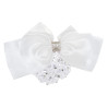 Redinha para cabelo com rede e strass Imperial Riding - Branco