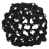 Rede para cabelo com strass Imperial Riding - Preto