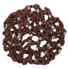 Rede para cabelo com strass Imperial Riding - Castanho escuro