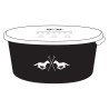 Balde comedouro HV Polo Nena 2 L - Preto