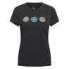 T-shirt de manga curta Imperial Riding Holographics mulher - Preto
