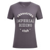 T-shirt de manga curta Imperial Riding Tasha para mulher - Cinzento