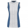 Polo Diamantina sem mangas feminino Flags & Cup - Azul tempestade