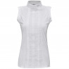 Polo Diamantina sem mangas feminino Flags & Cup - Branco